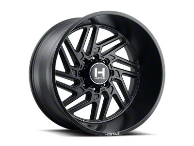 Hostile Jigsaw Asphalt 6-Lug Wheel; 20x12; -55mm Offset (25-26 4Runner)