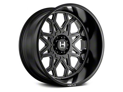 Hostile Anvil Asphalt 6-Lug Wheel; 20x10; -19mm Offset (21-25 Bronco, Excluding Raptor)