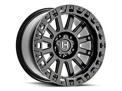 Hostile Dominator Asphalt 6-Lug Wheel; 17x9; 0mm Offset (21-25 Bronco, Excluding Raptor)