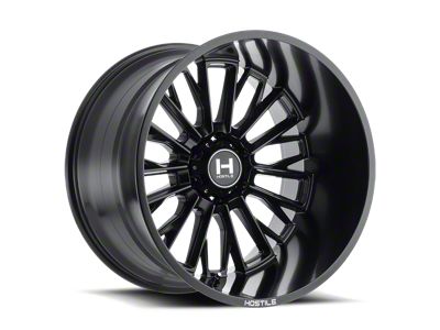 Hostile Fury Asphalt 6-Lug Wheel; 20x9; 0mm Offset (21-25 Bronco, Excluding Raptor)