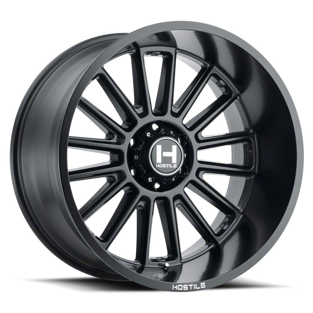 Hostile Bronco Predator Asphalt 6-Lug Wheel; 20x10; -19mm Offset H115 ...