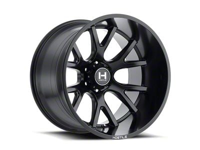 Hostile Rage Asphalt 6-Lug Wheel; 24x14; -76mm Offset (21-25 Bronco, Excluding Raptor)