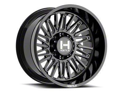 Hostile Rampage Asphalt 6-Lug Wheel; 20x10; -19mm Offset (22-26 Bronco Raptor)