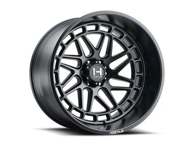 Hostile Reaper Asphalt 6-Lug Wheel; 20x9; 12mm Offset (22-25 Bronco Raptor)