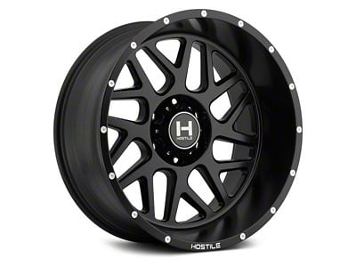 Hostile Sprocket Asphalt 6-Lug Wheel; 22x12; -44mm Offset (21-25 Bronco, Excluding Raptor)