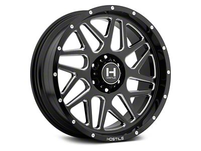 Hostile Sprocket Blade Cut 6-Lug Wheel; 22x10; -25mm Offset (21-25 Bronco, Excluding Raptor)