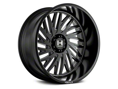 Hostile Syclone Asphalt 6-Lug Wheel; 20x10; -19mm Offset (22-25 Bronco Raptor)