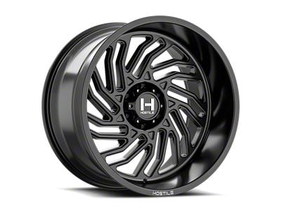 Hostile Twister Asphalt 6-Lug Wheel; 20x9; 12mm Offset (22-25 Bronco Raptor)