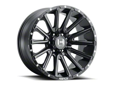 Hostile Typhoon Asphalt 6-Lug Wheel; 20x10; -19mm Offset (22-25 Bronco Raptor)