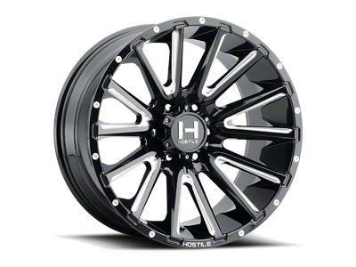 Hostile Typhoon Blade Cut 6-Lug Wheel; 20x10; -19mm Offset (22-25 Bronco Raptor)