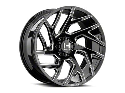 Hostile Vortex Blade Cut 6-Lug Wheel; 22x10; -25mm Offset (21-25 Bronco, Excluding Raptor)