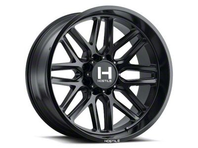 Hostile Vulcan Asphalt 6-Lug Wheel; 20x10; -19mm Offset (22-25 Bronco Raptor)