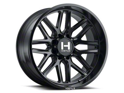 Hostile Vulcan Asphalt 6-Lug Wheel; 22x10; -25mm Offset (22-25 Bronco Raptor)