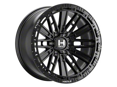 Hostile Mojave Asphalt Wheel; 17x9; 0mm Offset (20-25 Jeep Gladiator JT)
