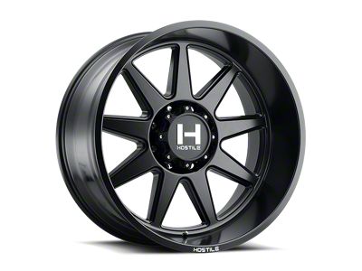 Hostile Omega Asphalt Wheel; 20x10; -19mm Offset (20-25 Jeep Gladiator JT)