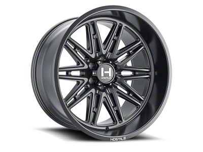 Hostile Maniac Asphalt Wheel; 20x9; 12mm Offset (22-25 Jeep Grand Cherokee WL)