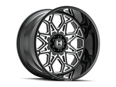 Hostile Anvil Blade Cut Wheel; 22x10; -25mm Offset (99-04 Jeep Grand Cherokee WJ)