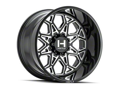 Hostile Anvil Blade Cut Wheel; 22x12; -44mm Offset (05-10 Jeep Grand Cherokee WK)