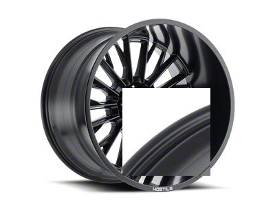 Hostile Fury Asphalt Wheel; 22x12; -44mm Offset (05-10 Jeep Grand Cherokee WK)