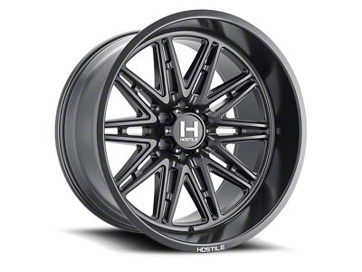 Hostile Maniac Asphalt Wheel; 20x9; 12mm Offset (11-21 Jeep Grand Cherokee WK2)