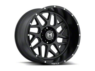 Hostile Sprocket Asphalt Wheel; 20x10; -19mm Offset (11-21 Jeep Grand Cherokee WK2)