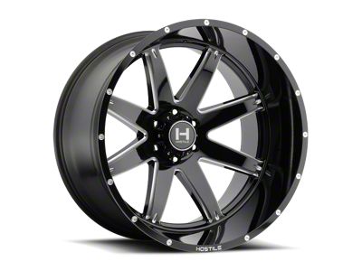 Hostile Alpha Blade Cut Wheel; 20x10; -19mm Offset (18-25 Jeep Wrangler JL)