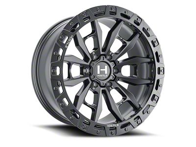 Hostile Crandon Asphalt Wheel; 17x9; -12mm Offset (07-18 Jeep Wrangler JK)