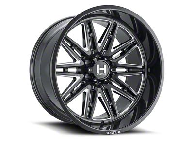Hostile Maniac Blade Cut Wheel; 22x10; -25mm Offset (07-18 Jeep Wrangler JK)