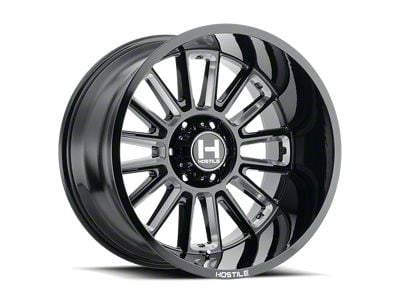 Hostile Predator Blade Cut Wheel; 20x10; -19mm Offset (07-18 Jeep Wrangler JK)