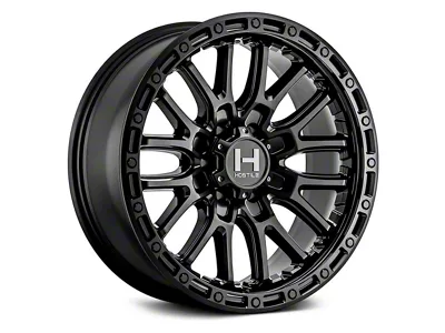 Hostile Ridgecrest Asphalt Wheel; 17x9; -12mm Offset (07-18 Jeep Wrangler JK)
