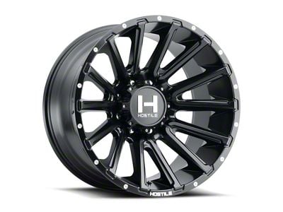 Hostile Typhoon Asphalt Wheel; 20x10; -19mm Offset (07-18 Jeep Wrangler JK)