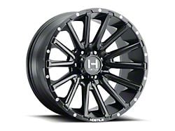 Hostile Typhoon Asphalt Wheel; 24x12; -44mm Offset (07-18 Jeep Wrangler JK)