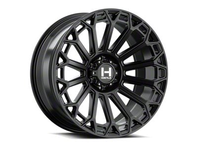 Hostile Warrior Asphalt Wheel; 20x10; -19mm Offset (07-18 Jeep Wrangler JK)