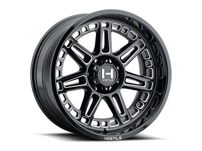 Hostile Lunatic Blade Cut Wheel; 20x12; -44mm Offset (18-25 Jeep Wrangler JL)