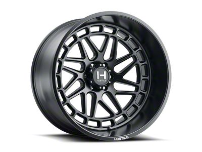 Hostile Reaper Asphalt Wheel; 22x12; -44mm Offset (18-25 Jeep Wrangler JL)