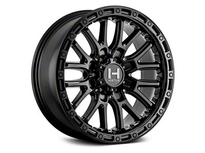 Hostile Ridgecrest Asphalt Wheel; 17x9; -12mm Offset (18-25 Jeep Wrangler JL)