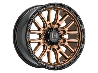 Hostile Ridgecrest Bronze Wheel; 17x9; 0mm Offset (18-25 Jeep Wrangler JL)