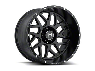 Hostile Sprocket Asphalt Wheel; 20x10; -19mm Offset (18-25 Jeep Wrangler JL)