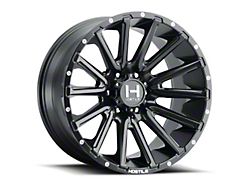 Hostile Typhoon Asphalt Wheel; 24x12; -44mm Offset (18-25 Jeep Wrangler JL)