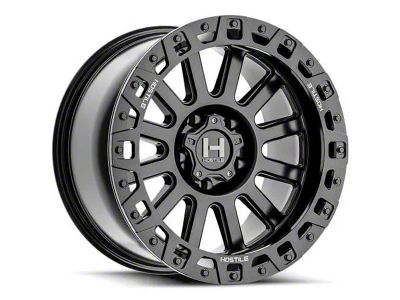 Hostile Dominator Asphalt 6-Lug Wheel; 17x9; 0mm Offset (24-25 Tacoma)