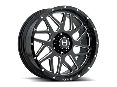 Hostile Sprocket Blade Cut 6-Lug Wheel; 20x10; -19mm Offset (16-23 Tacoma)