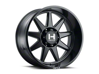 Hostile Omega Asphalt 6-Lug Wheel; 26x12; -44mm Offset (17-24 Titan)