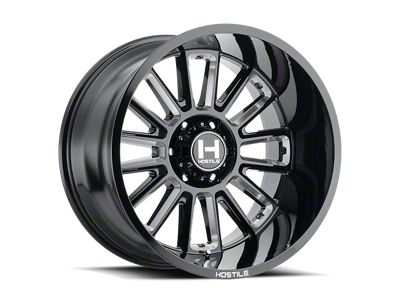 Hostile Predator Blade Cut 6-Lug Wheel; 20x9; 0mm Offset (17-24 Titan)