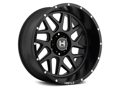 Hostile Sprocket Asphalt 6-Lug Wheel; 20x12; -44mm Offset (17-24 Titan)