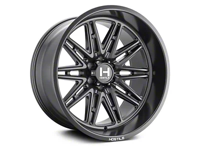 Hostile Maniac Asphalt 6-Lug Wheel; 20x9; 12mm Offset (16-24 Titan XD)