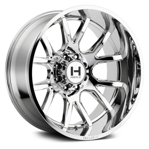 Hostile Titan XD Rage Armor Plated 6-Lug Wheel; 20x9; 12mm Offset H113 ...