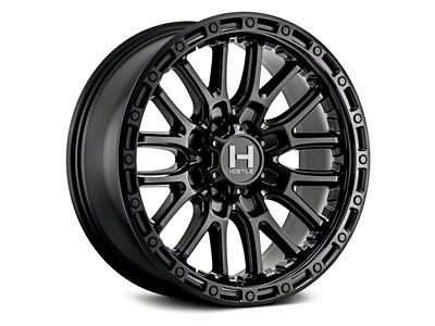 Hostile Ridgecrest Asphalt 6-Lug Wheel; 20x9; 1mm Offset (16-24 Titan XD)