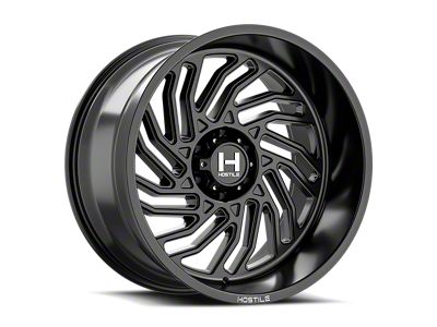 Hostile Twister Asphalt 6-Lug Wheel; 20x9; 0mm Offset (16-24 Titan XD)