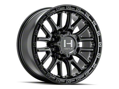 Hostile Ridgecrest Asphalt 6-Lug Wheel; 18x9; 12mm Offset (22-25 Tundra)