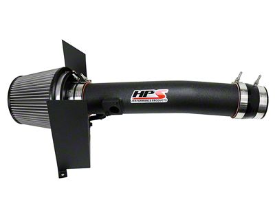 HPS Shortram Cold Air Intake; Wrinkle Black (10-24 4.0L 4Runner)